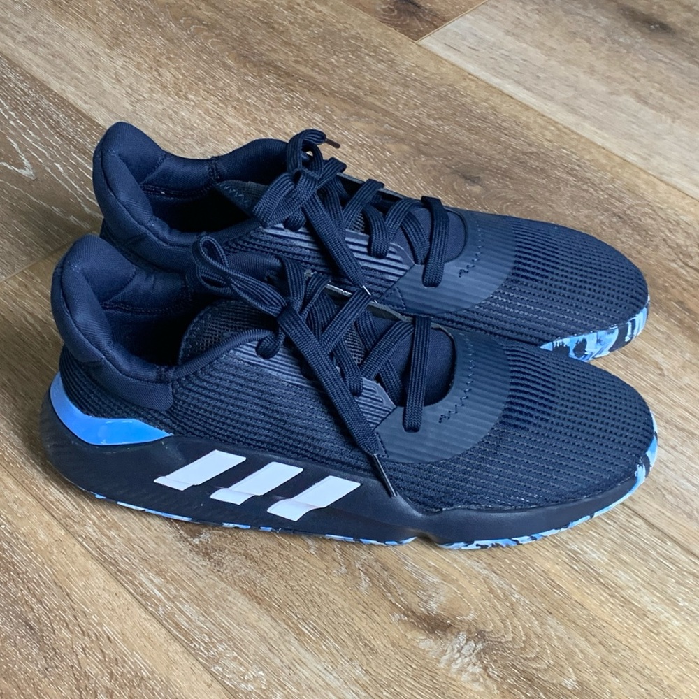 Blue Adidas sneakers